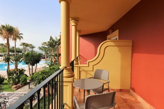 balcón Habitación Doble vista piscina Iberostar Málaga Playa